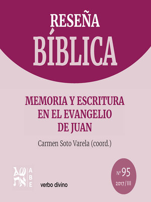 cover image of Memoria y escritura en el evangelio de Juan